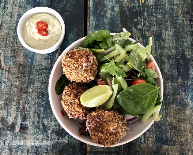 Fish and Crab Cakes with Herb Mayonnaise