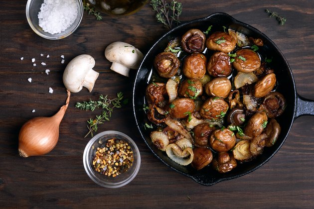 Fried mushrooms