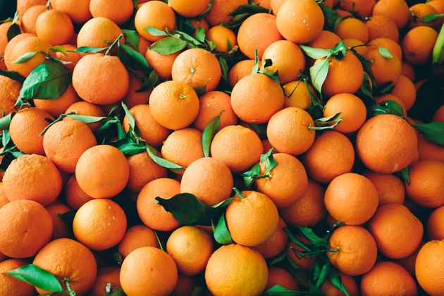 Full Frame Shot Of Oranges