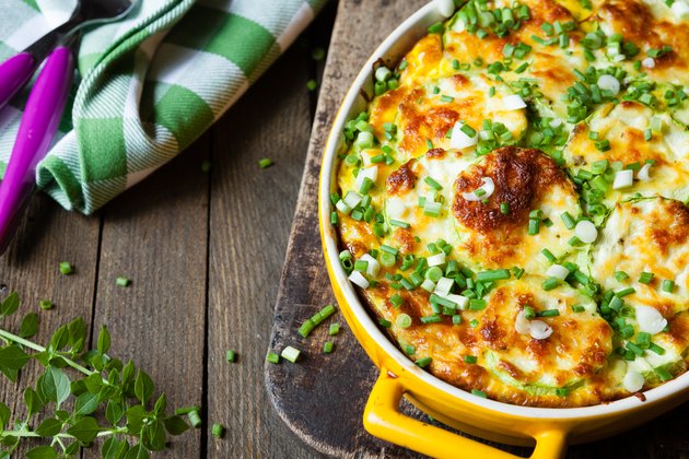 vegetable casserole with zucchini