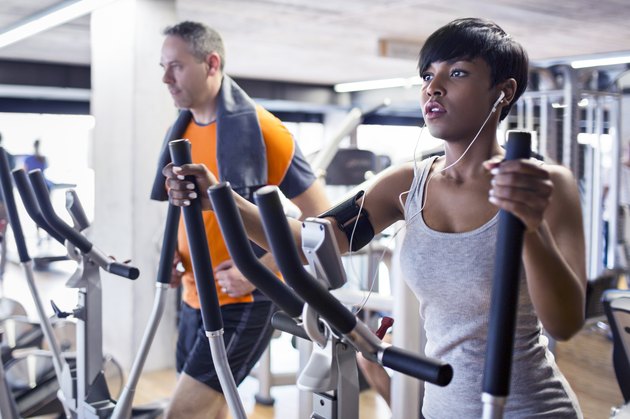 Elliptical cross trainer