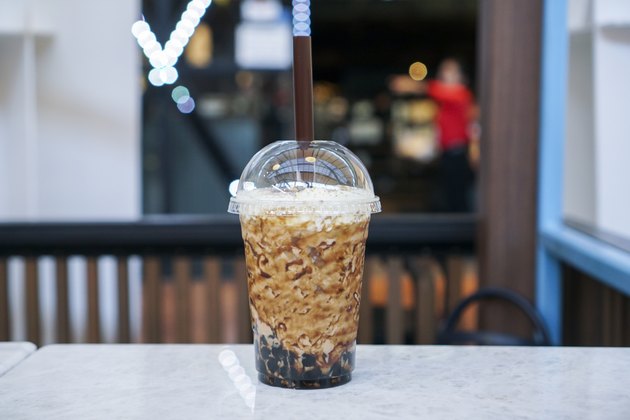 Iced Boba/Bubble Milk tea.