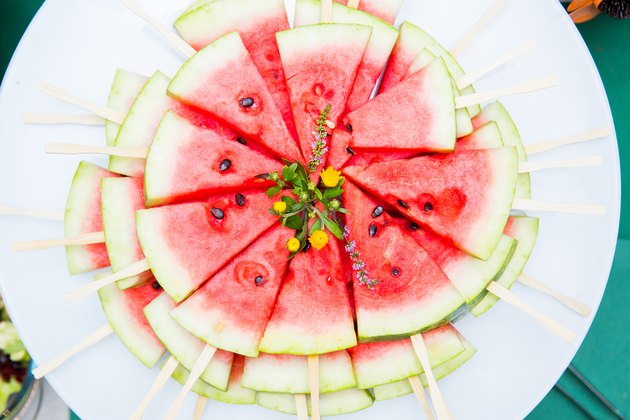 juicy pieces of delicious watermelon