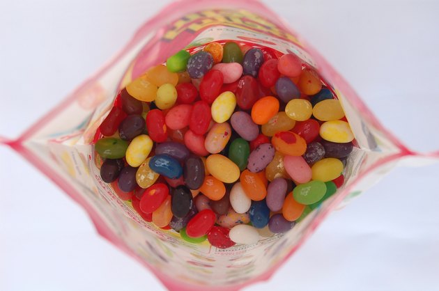 Close-Up Of Bag Of Jelly Beans