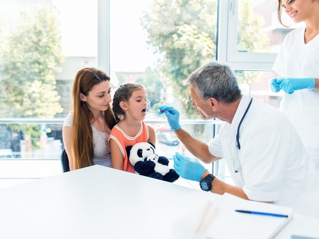 Doctor Testing Biological Specimen
