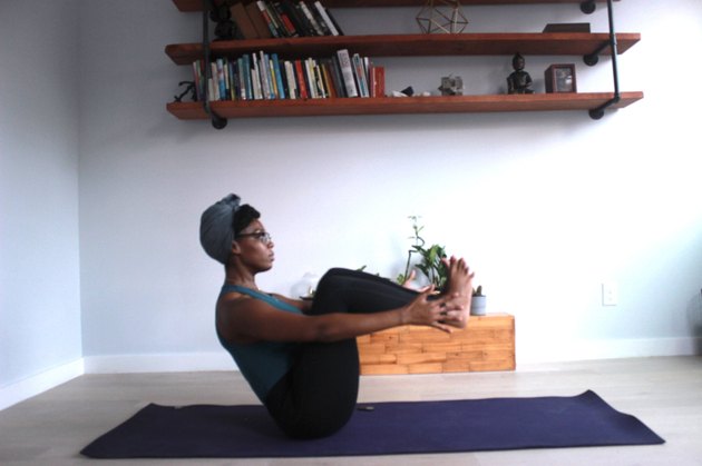 Move 7: Boat Pose (Paripurna Navasana)