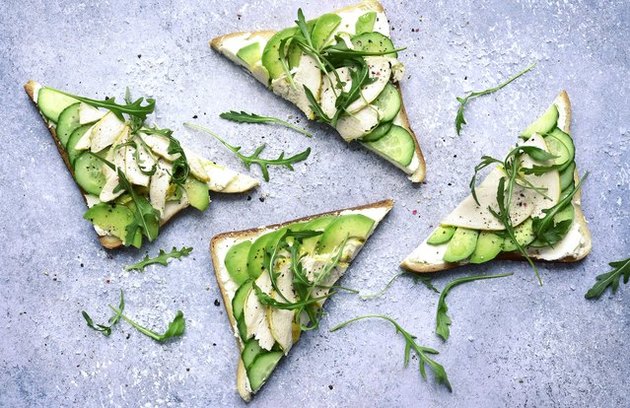 Add avocado to your toast for more fiber.