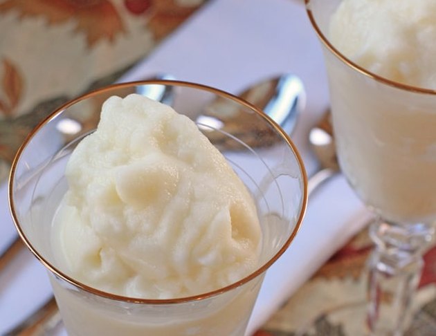 Ruby Red Grapefruit Kefir Sherbet