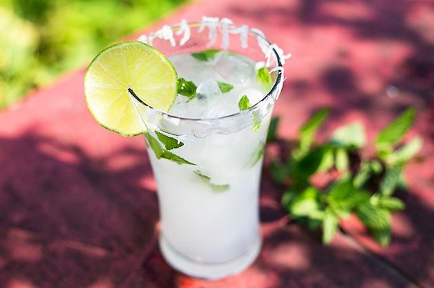 Lime in the Coconut Healthy Cocktail