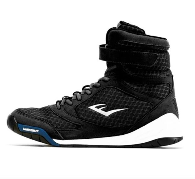 Ardon recommends these Everlast boxing shoes because their treaded sole provides good traction and the high-top design offers support in and out of the ring.