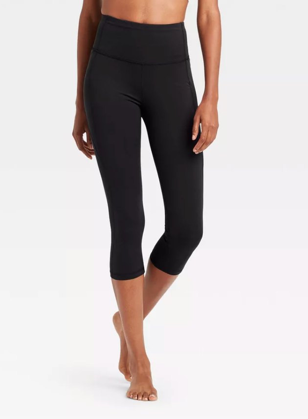 No Need To Wear Underwear! High Waisted Yoga Pants With Built-in