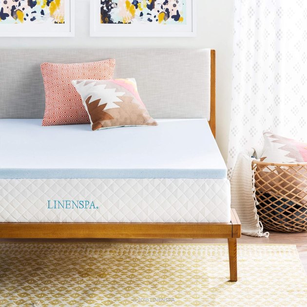 Upgrade your old mattress with this plush 2-inch memory foam topper that adds an extra layer of comfort.