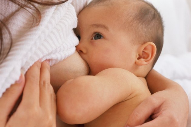 Baby breastfeeding
