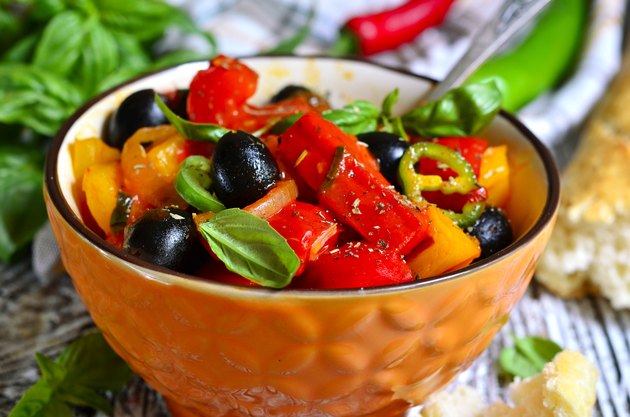 Peperonata - traditional dish of italian cuisine.