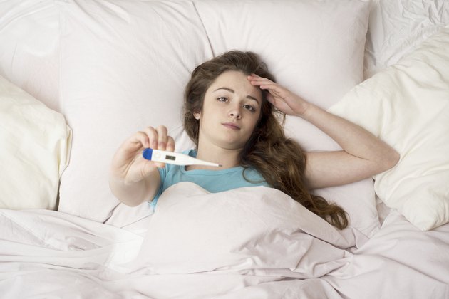 Sick woman