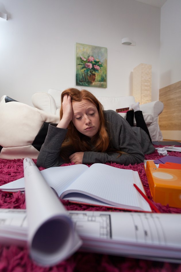 Falling asleep when studying