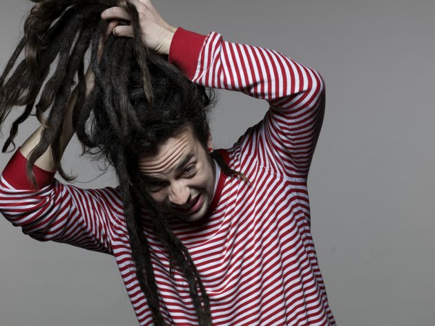 Shot in a studio in the UK