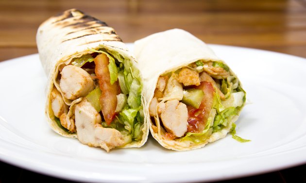 Döner kebap - Chicken Salad Sandwich Wrap