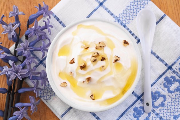 Greek Yogurt with honey and nuts