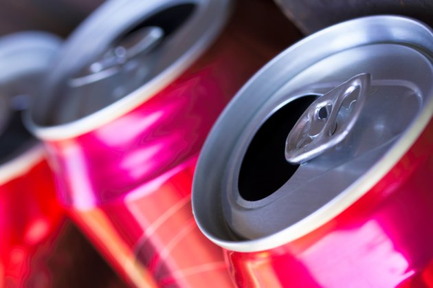 open beer cans