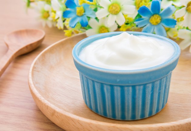 Yogurt in bowl