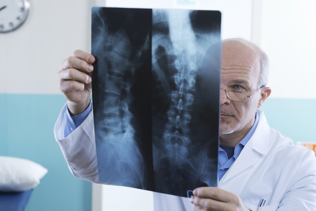 Radiologist at work