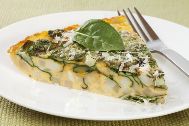 Tortilla or Frittata with Potato and Spinach