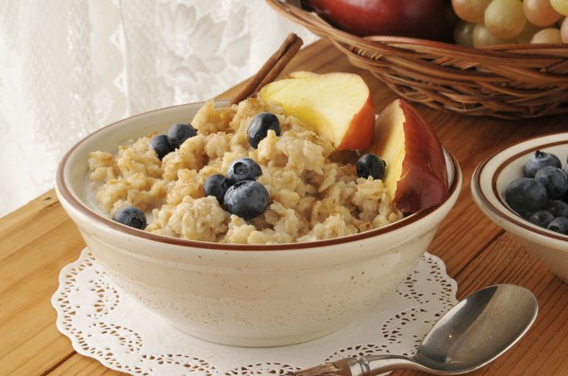 Hot oatmeal cereal