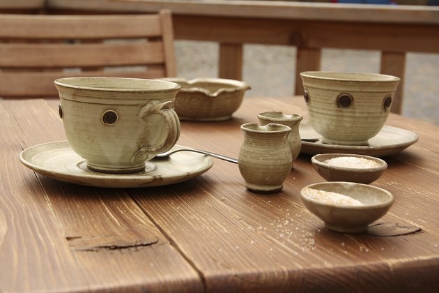 Ceramic coffee set
