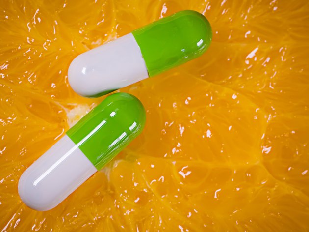 Orange and tablet