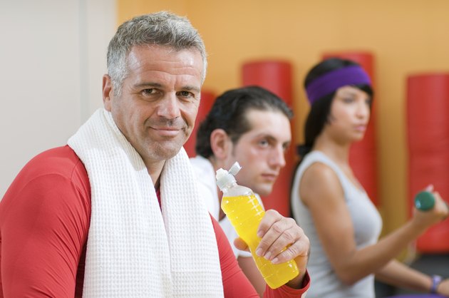 Refreshment during fitness exercises