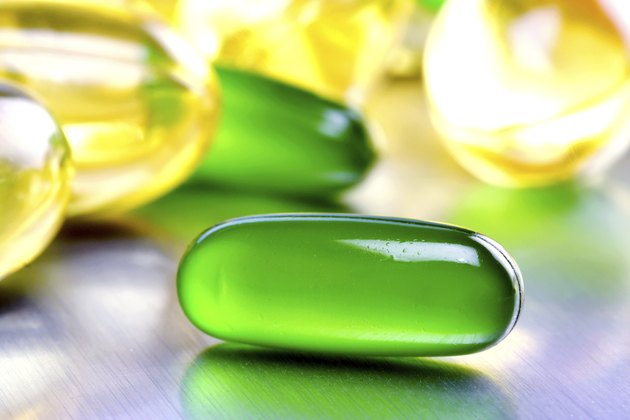 Green gel capsule