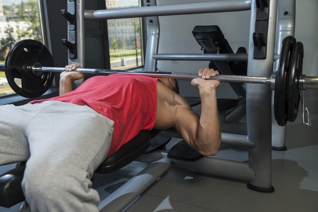 Bench Press At Gym