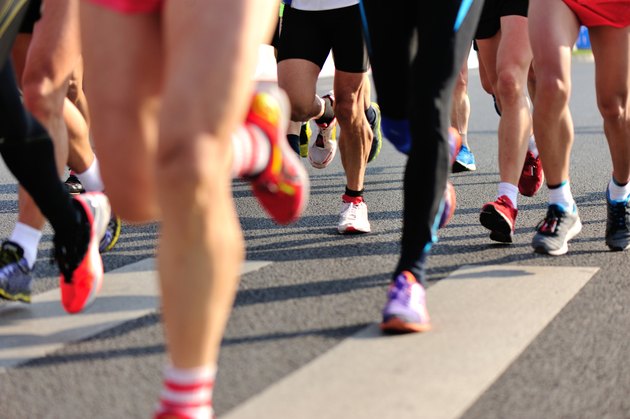 marathon runner legs