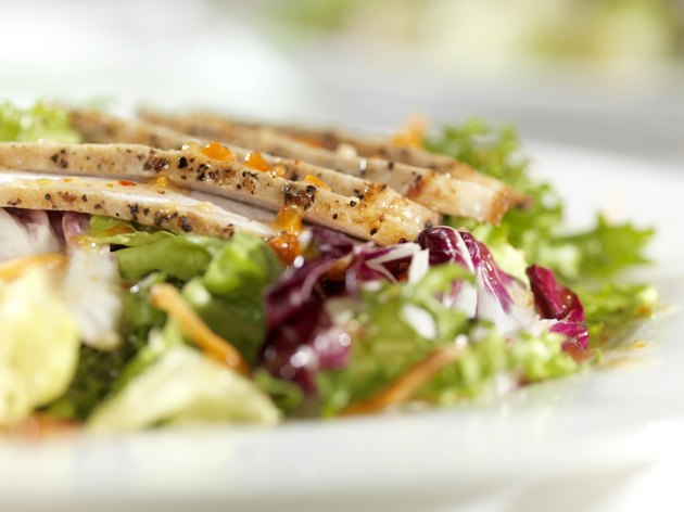 Grilled Chicken Salad with Italian Dressing