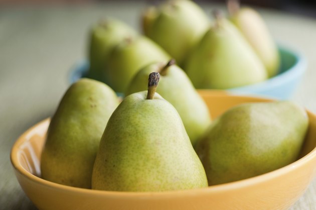 Pears in Bowls