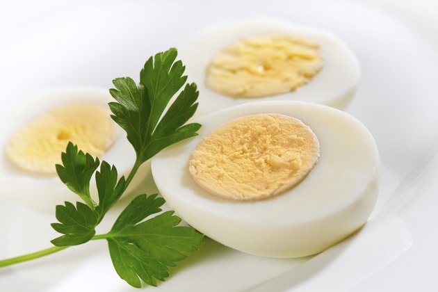 Cooked eggs