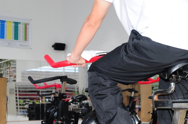 Spinning.