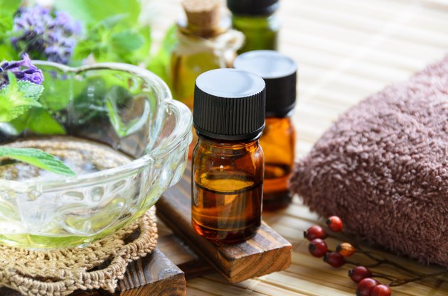 aromatherapy treatment with herbs