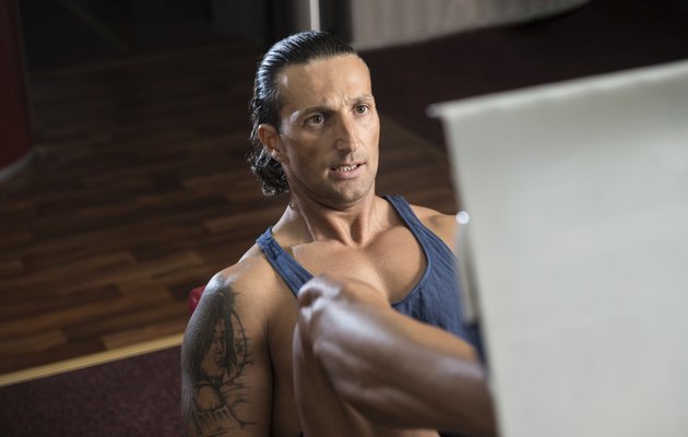Man on Leg Press