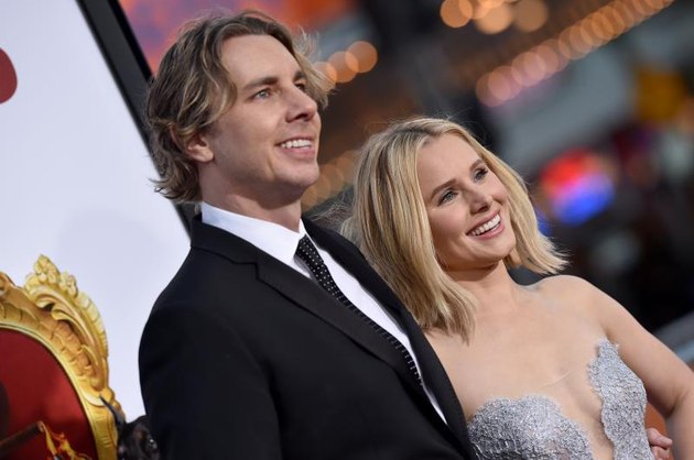 WESTWOOD, CA - MARCH 28: Actors Dax Shepard and Kristen Bell arrive at the premiere of USA Pictures’ “The Boss” at Regency Village Theatre on March 28, 2016, in Westwood, California (Photo by Axelle/Bauer-Griffin/FilmMagic)