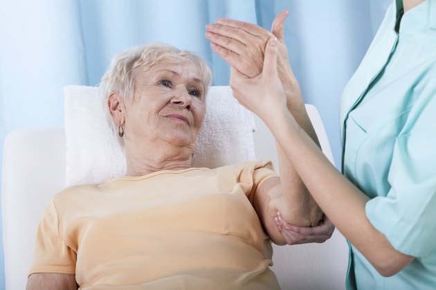 Senior with painful arm