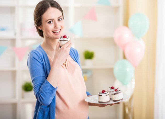 Pregnant woman.
