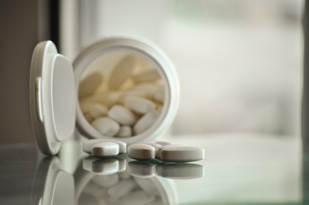 pills with pill bottle