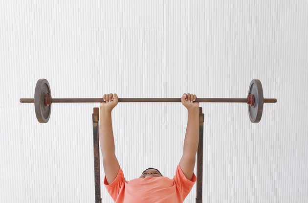 Lifting weights