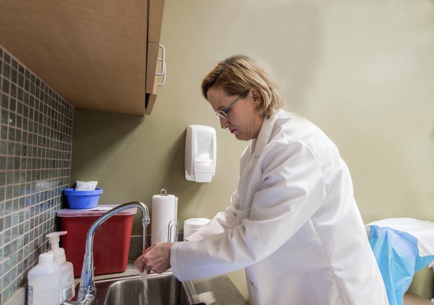 Doctor Washing Her Hands