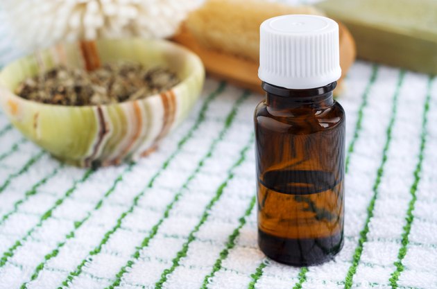 Small bottle of essential oil
