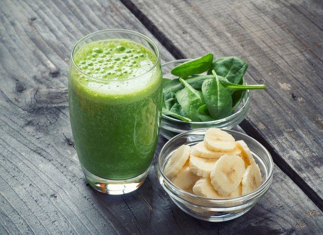 Green fresh healthy smoothie