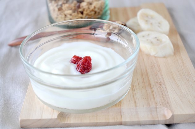 plain yogurt bowl
