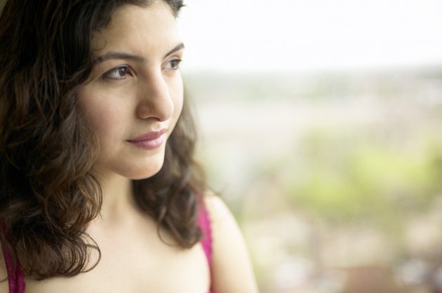 Woman looking away